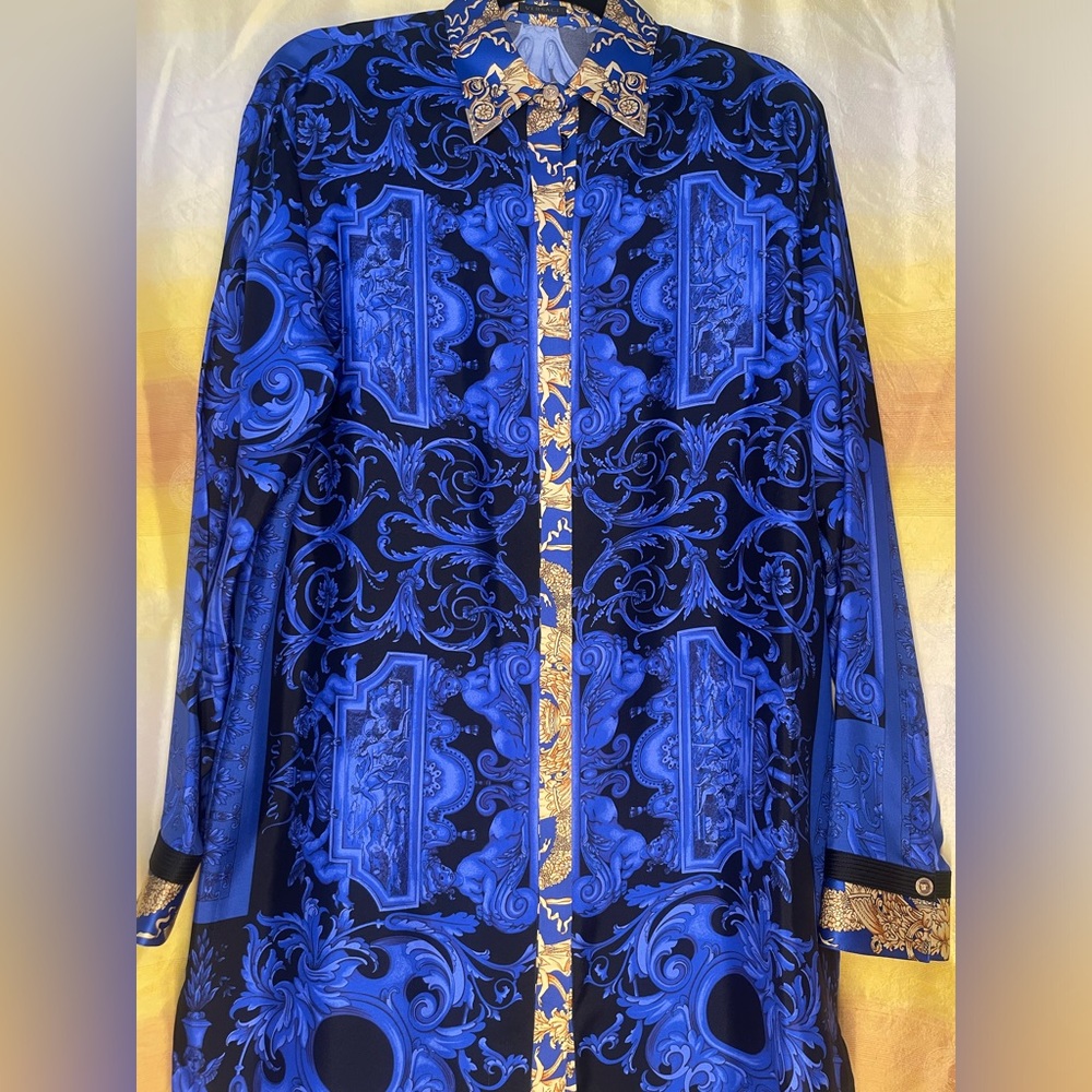 Versace Silk Tunic Shirt